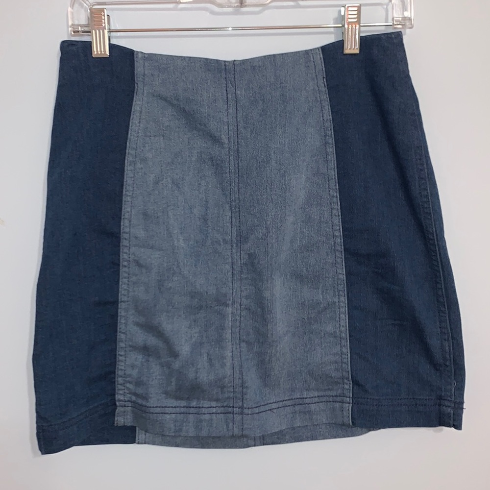Free People Jean Skirt